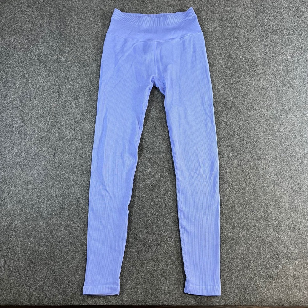 Spiritual‎ Gangster Ribbed High Waisted Leggings Periwinkle Blue XS/S Activewear